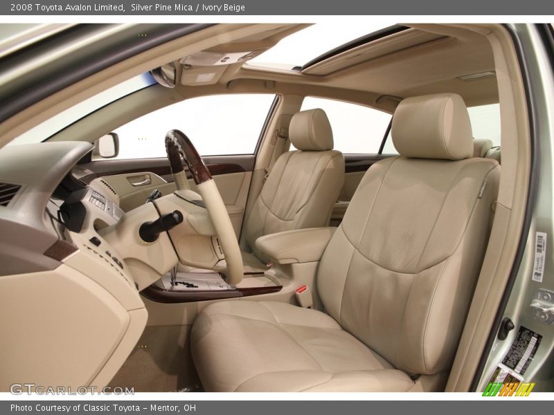 Silver Pine Mica / Ivory Beige 2008 Toyota Avalon Limited