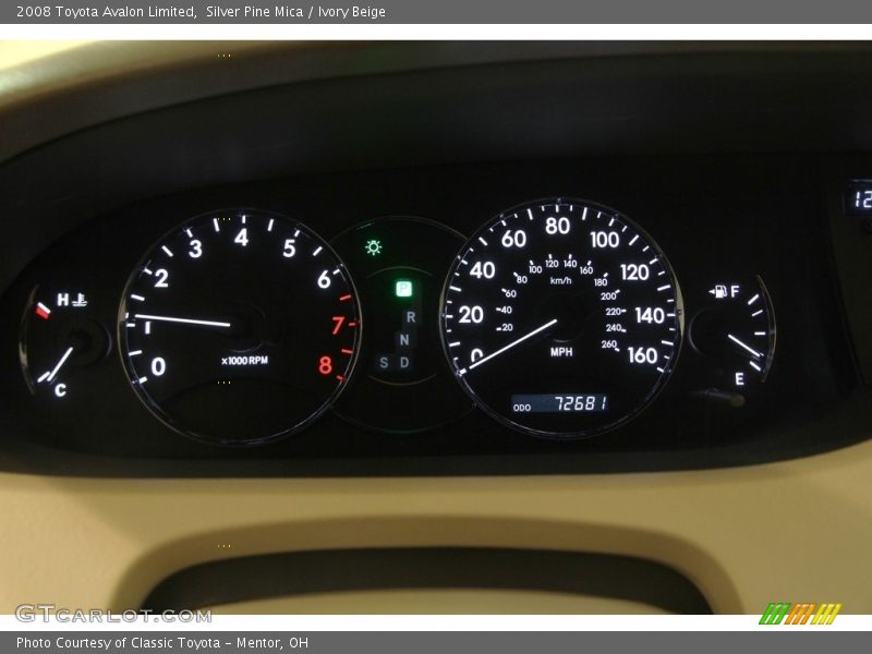 Silver Pine Mica / Ivory Beige 2008 Toyota Avalon Limited