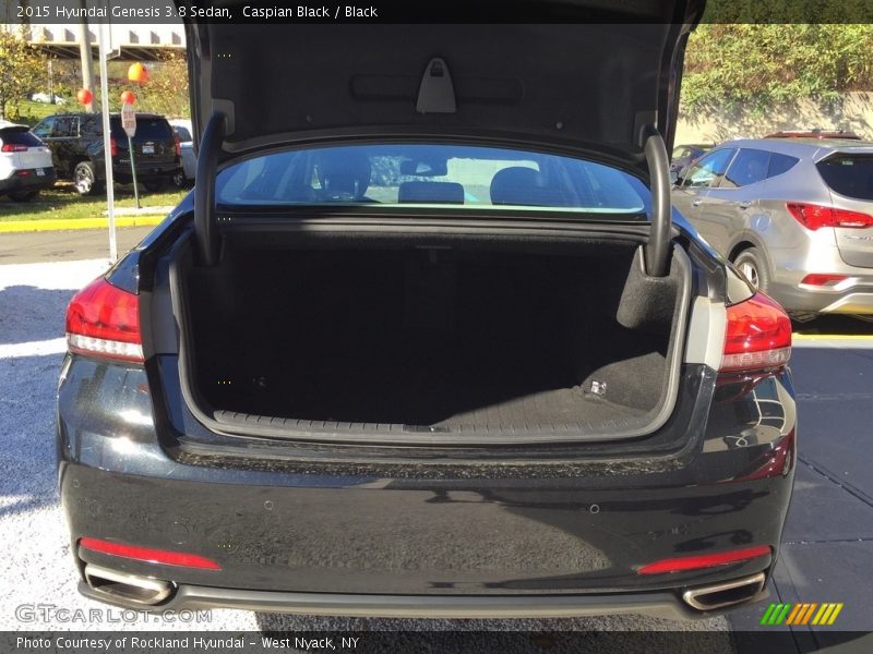 Caspian Black / Black 2015 Hyundai Genesis 3.8 Sedan