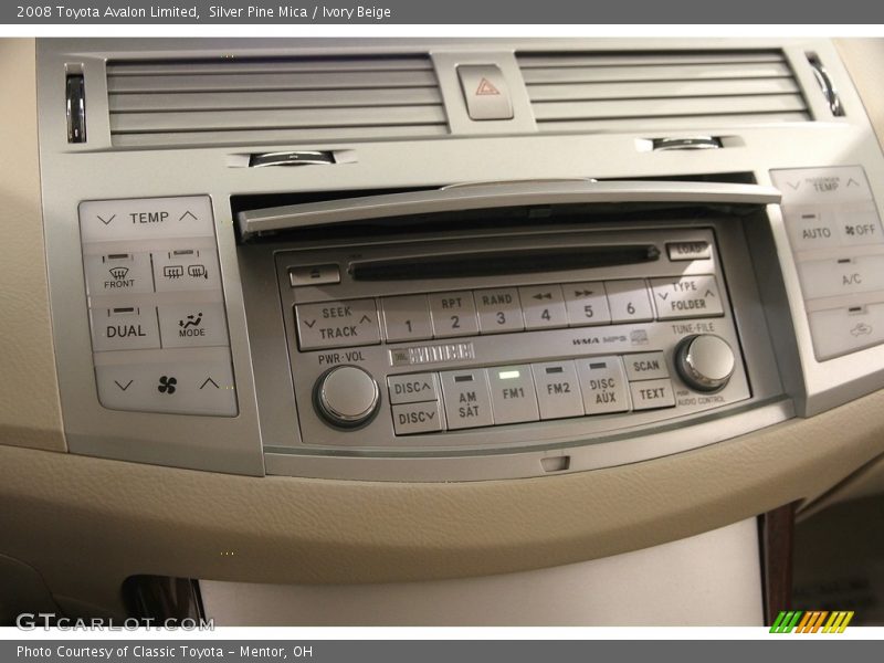 Silver Pine Mica / Ivory Beige 2008 Toyota Avalon Limited
