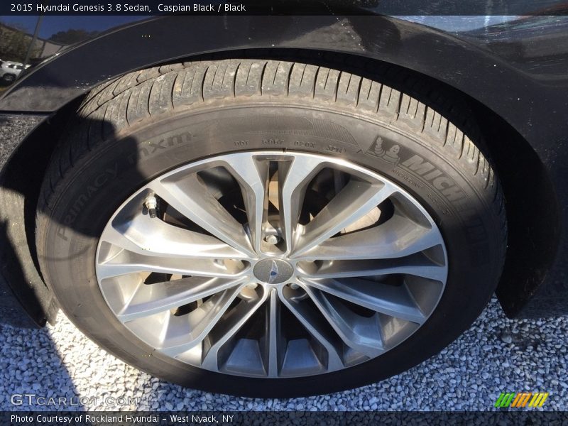 Caspian Black / Black 2015 Hyundai Genesis 3.8 Sedan