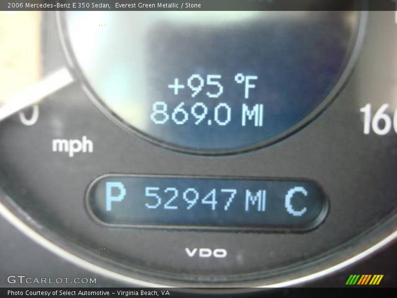 Everest Green Metallic / Stone 2006 Mercedes-Benz E 350 Sedan