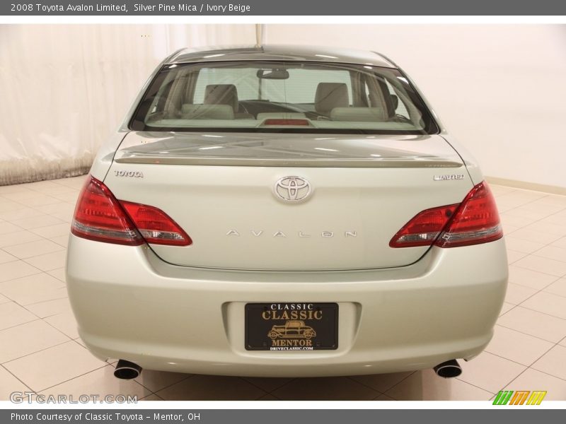 Silver Pine Mica / Ivory Beige 2008 Toyota Avalon Limited