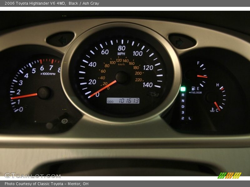 Black / Ash Gray 2006 Toyota Highlander V6 4WD
