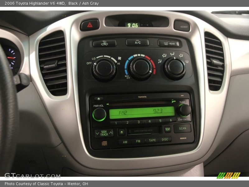Black / Ash Gray 2006 Toyota Highlander V6 4WD