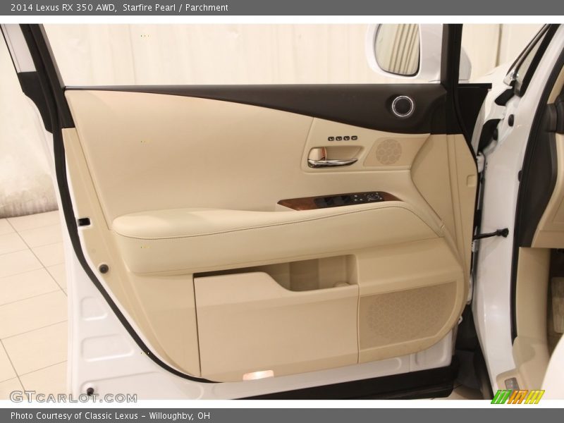 Starfire Pearl / Parchment 2014 Lexus RX 350 AWD