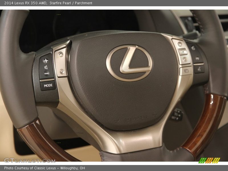 Starfire Pearl / Parchment 2014 Lexus RX 350 AWD