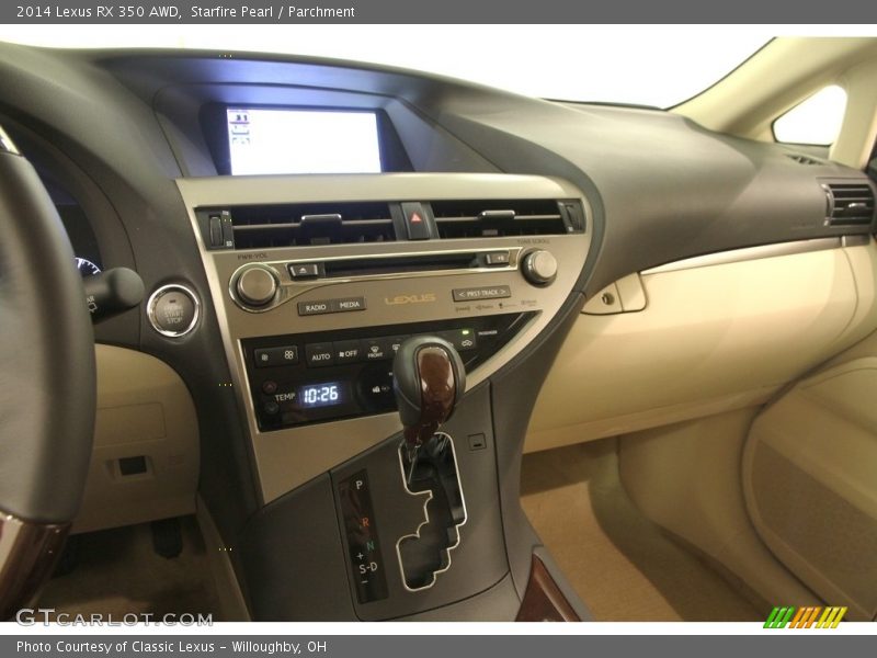 Starfire Pearl / Parchment 2014 Lexus RX 350 AWD