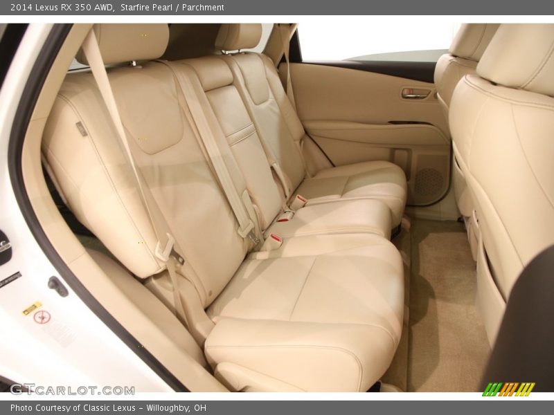 Starfire Pearl / Parchment 2014 Lexus RX 350 AWD