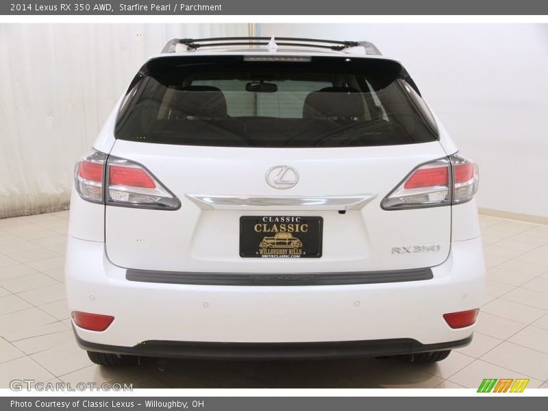 Starfire Pearl / Parchment 2014 Lexus RX 350 AWD