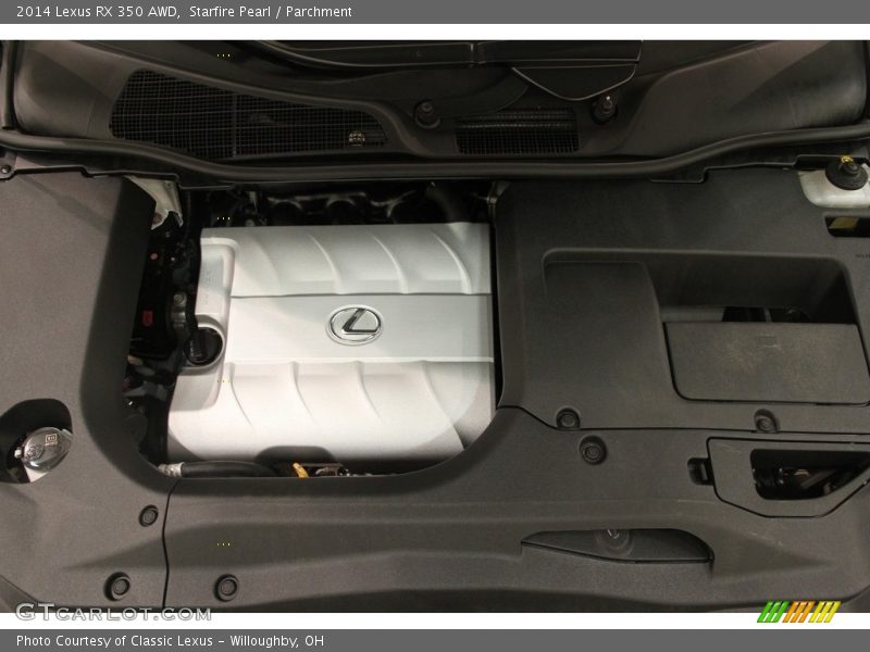Starfire Pearl / Parchment 2014 Lexus RX 350 AWD