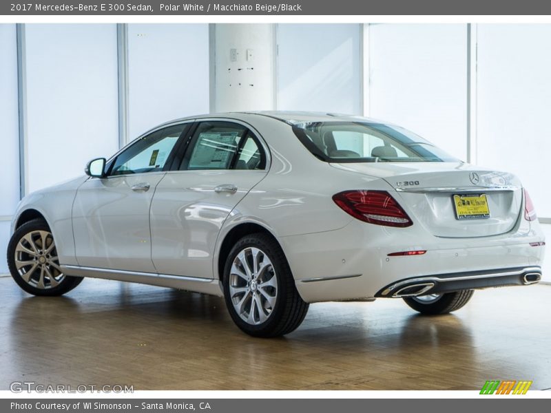 Polar White / Macchiato Beige/Black 2017 Mercedes-Benz E 300 Sedan