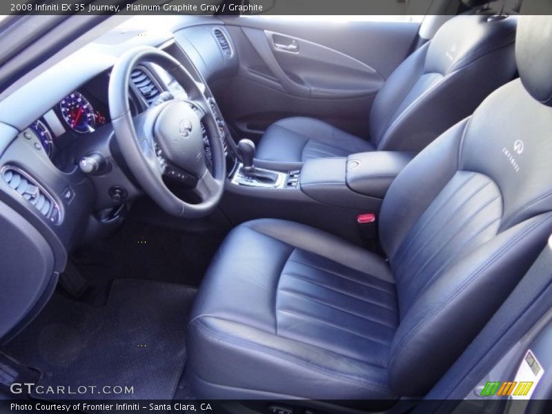Platinum Graphite Gray / Graphite 2008 Infiniti EX 35 Journey