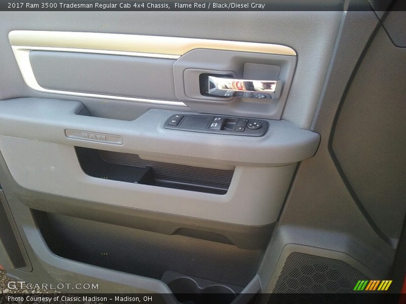 Flame Red / Black/Diesel Gray 2017 Ram 3500 Tradesman Regular Cab 4x4 Chassis