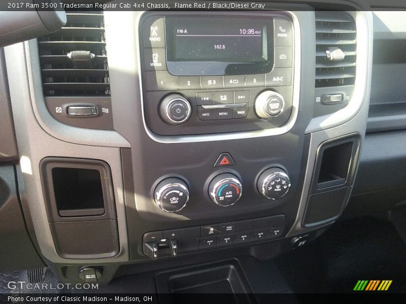 Flame Red / Black/Diesel Gray 2017 Ram 3500 Tradesman Regular Cab 4x4 Chassis