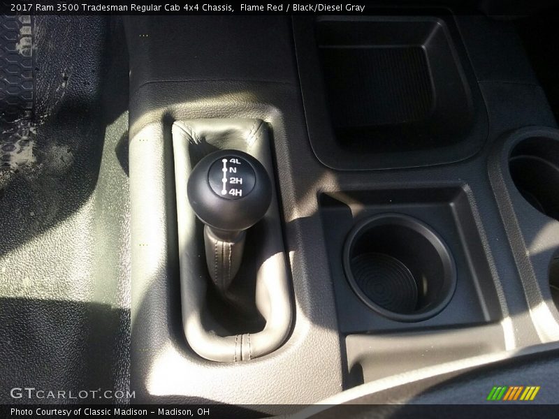 Flame Red / Black/Diesel Gray 2017 Ram 3500 Tradesman Regular Cab 4x4 Chassis