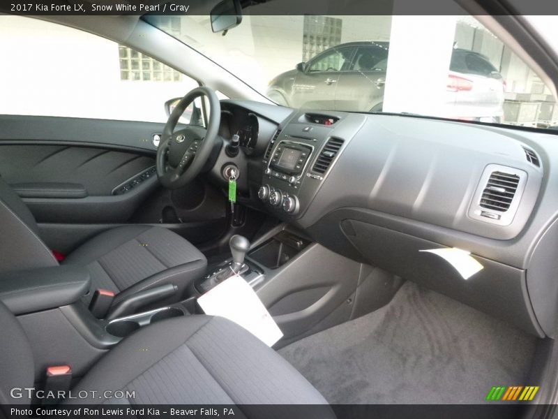  2017 Forte LX Gray Interior