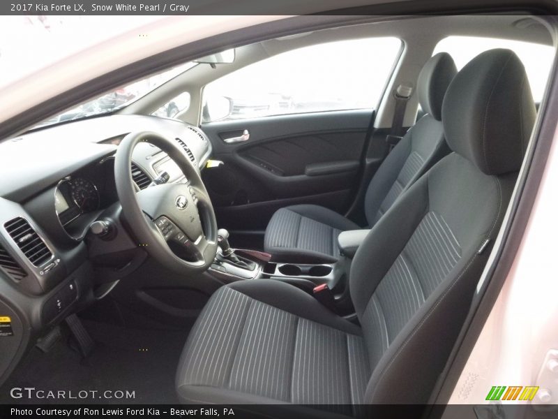  2017 Forte LX Gray Interior