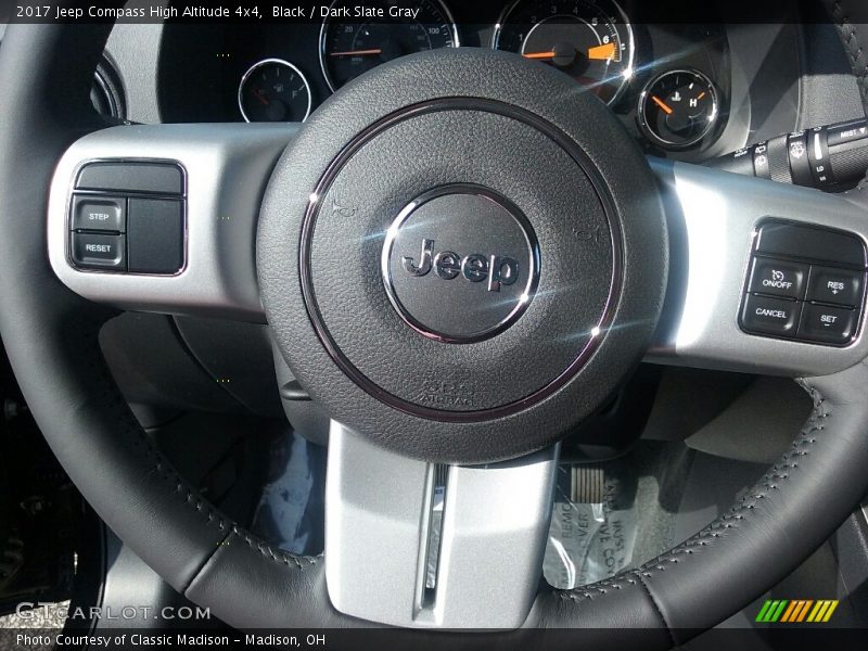 Black / Dark Slate Gray 2017 Jeep Compass High Altitude 4x4