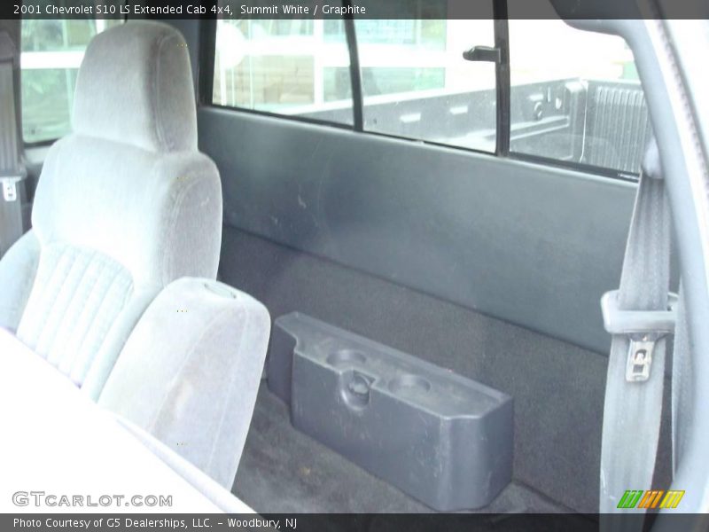 Summit White / Graphite 2001 Chevrolet S10 LS Extended Cab 4x4