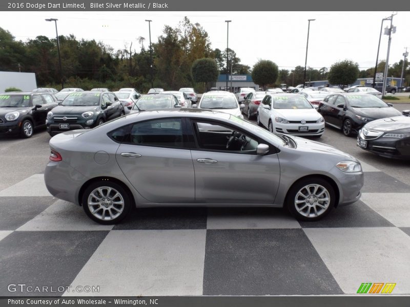 Billet Silver Metallic / Black 2016 Dodge Dart Limited