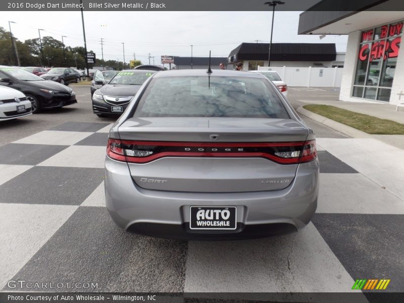 Billet Silver Metallic / Black 2016 Dodge Dart Limited