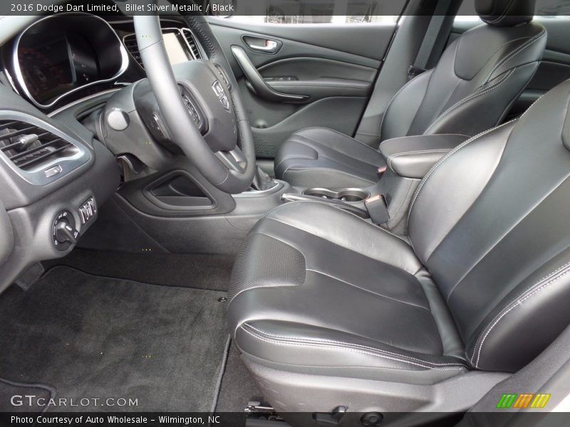 Billet Silver Metallic / Black 2016 Dodge Dart Limited