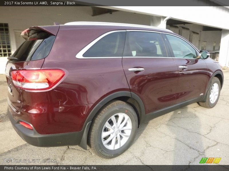 Sangria / Black 2017 Kia Sorento LX AWD