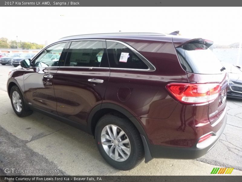 Sangria / Black 2017 Kia Sorento LX AWD