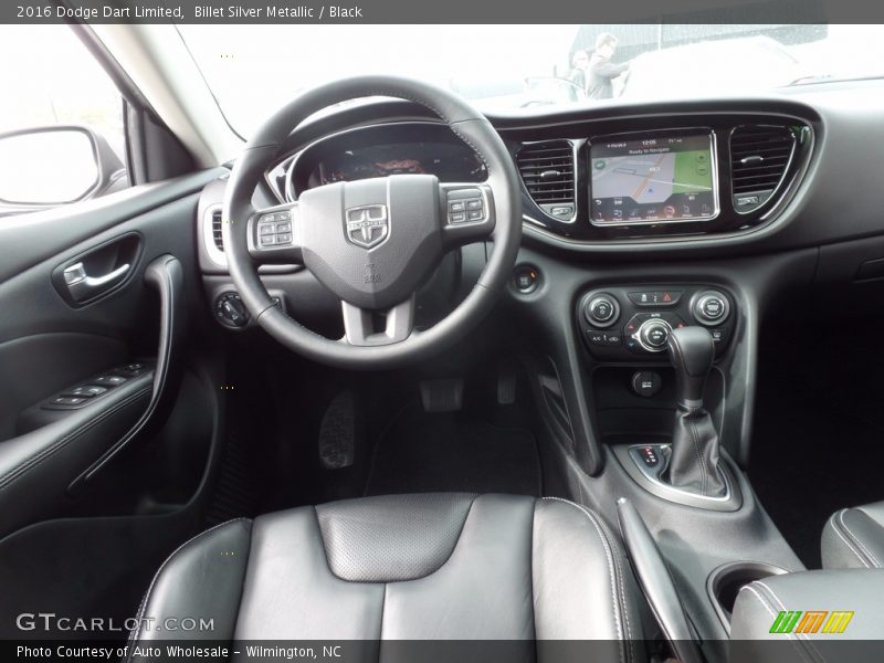 Billet Silver Metallic / Black 2016 Dodge Dart Limited