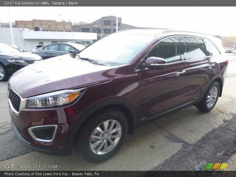 Sangria / Black 2017 Kia Sorento LX AWD