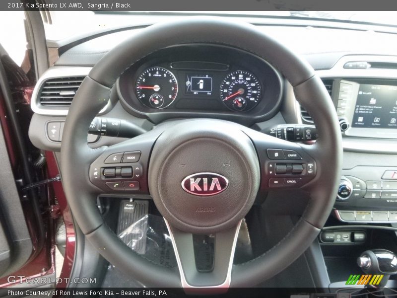 Sangria / Black 2017 Kia Sorento LX AWD