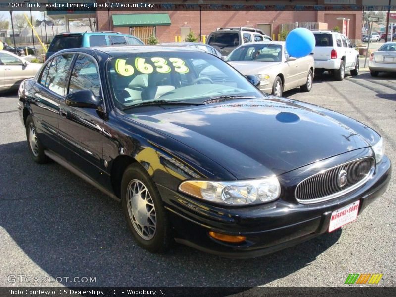 Black / Medium Gray 2003 Buick LeSabre Limited