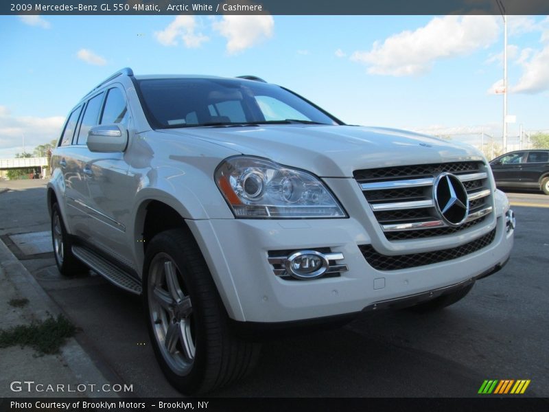 Arctic White / Cashmere 2009 Mercedes-Benz GL 550 4Matic