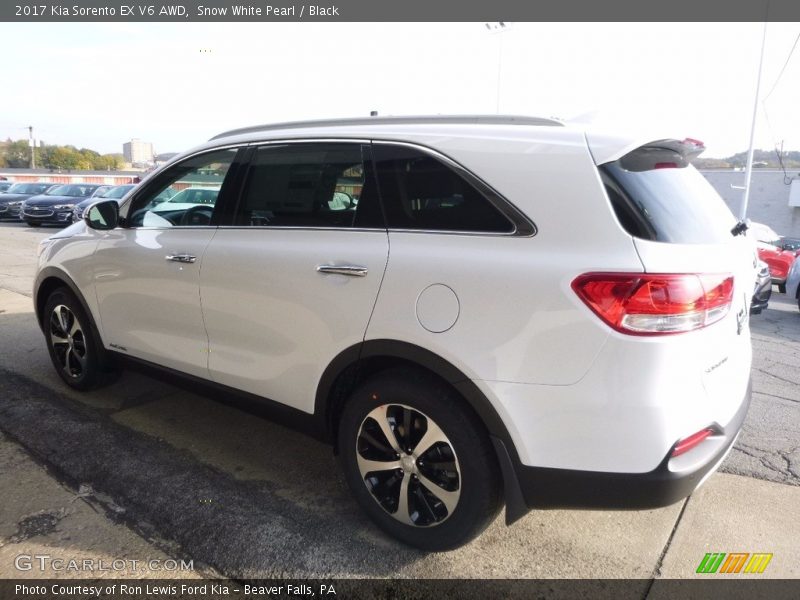 Snow White Pearl / Black 2017 Kia Sorento EX V6 AWD