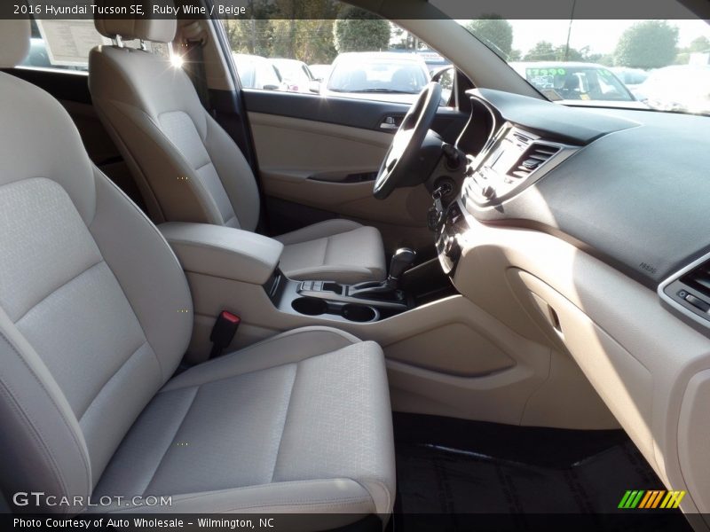 Ruby Wine / Beige 2016 Hyundai Tucson SE