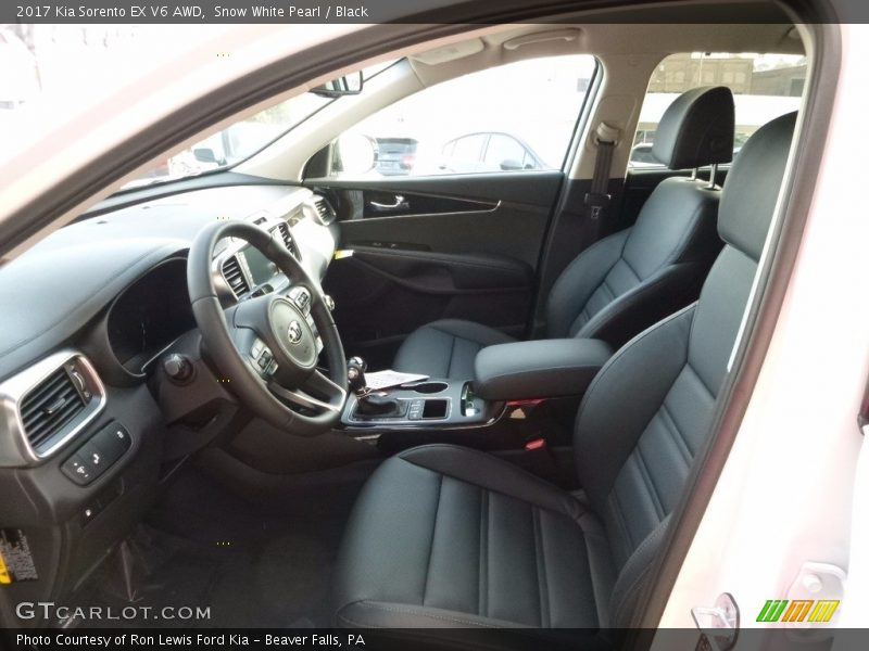 Snow White Pearl / Black 2017 Kia Sorento EX V6 AWD