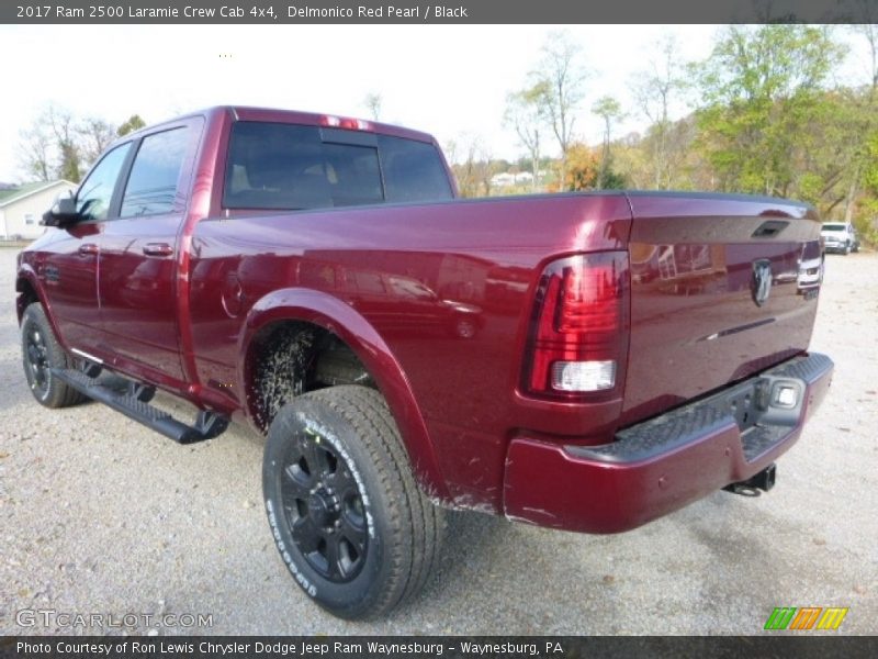 Delmonico Red Pearl / Black 2017 Ram 2500 Laramie Crew Cab 4x4