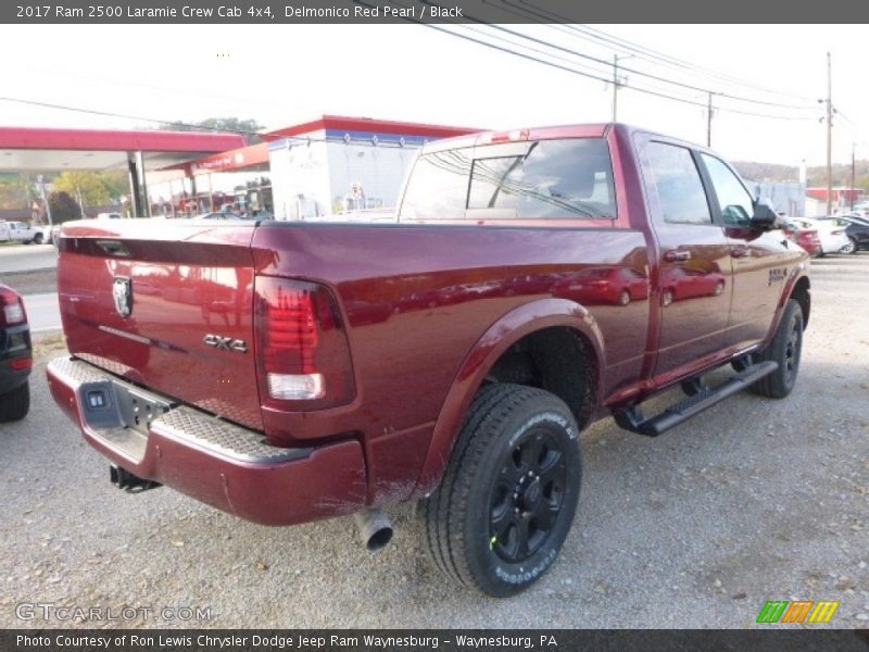 Delmonico Red Pearl / Black 2017 Ram 2500 Laramie Crew Cab 4x4