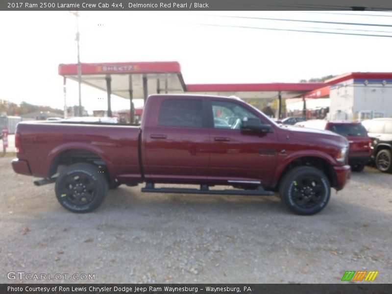 Delmonico Red Pearl / Black 2017 Ram 2500 Laramie Crew Cab 4x4