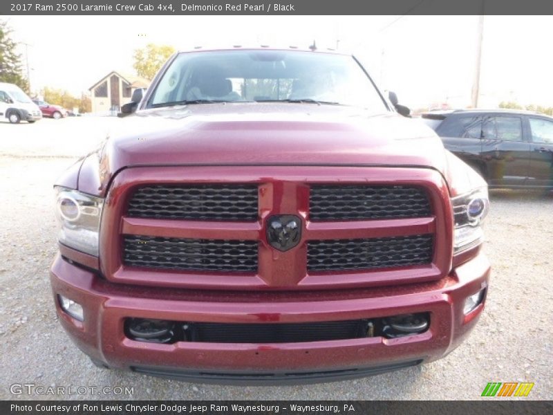 Delmonico Red Pearl / Black 2017 Ram 2500 Laramie Crew Cab 4x4