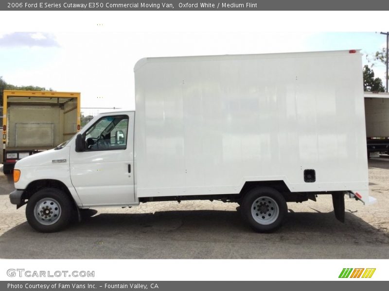 Oxford White / Medium Flint 2006 Ford E Series Cutaway E350 Commercial Moving Van