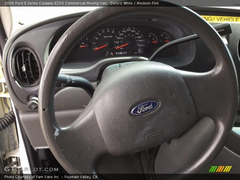 Oxford White / Medium Flint 2006 Ford E Series Cutaway E350 Commercial Moving Van