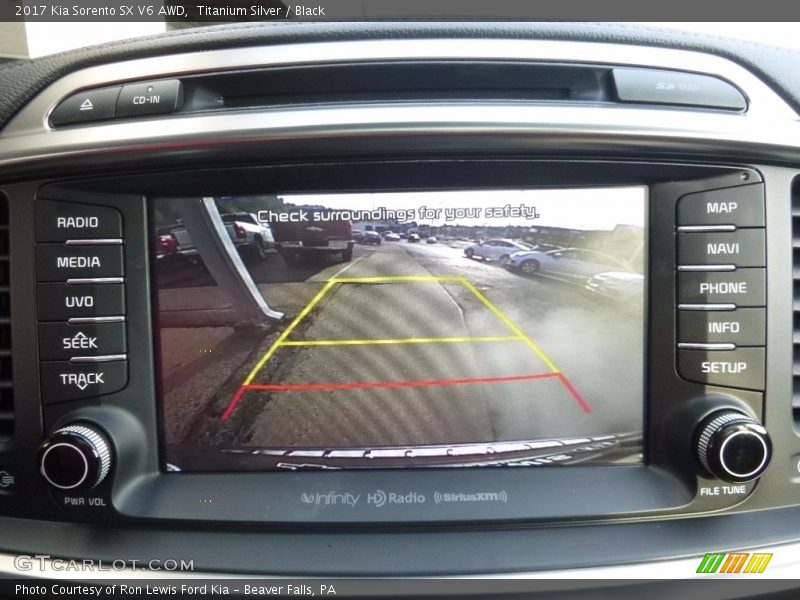 Titanium Silver / Black 2017 Kia Sorento SX V6 AWD