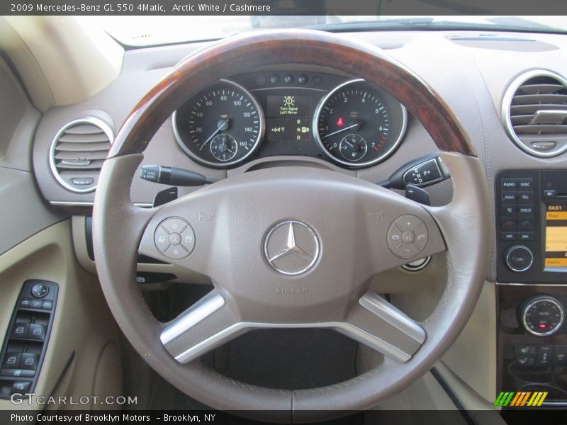 Arctic White / Cashmere 2009 Mercedes-Benz GL 550 4Matic