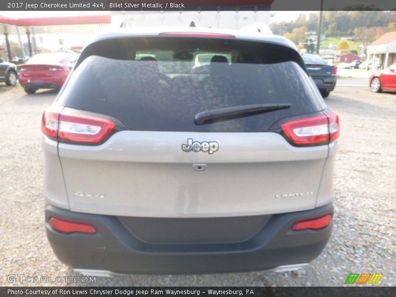 Billet Silver Metallic / Black 2017 Jeep Cherokee Limited 4x4