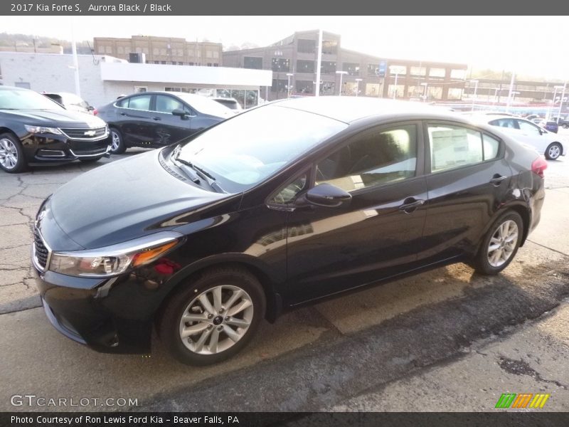 Aurora Black / Black 2017 Kia Forte S