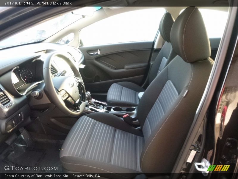 Front Seat of 2017 Forte S