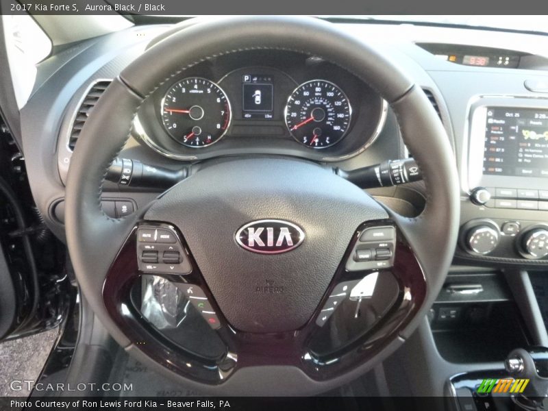 Aurora Black / Black 2017 Kia Forte S