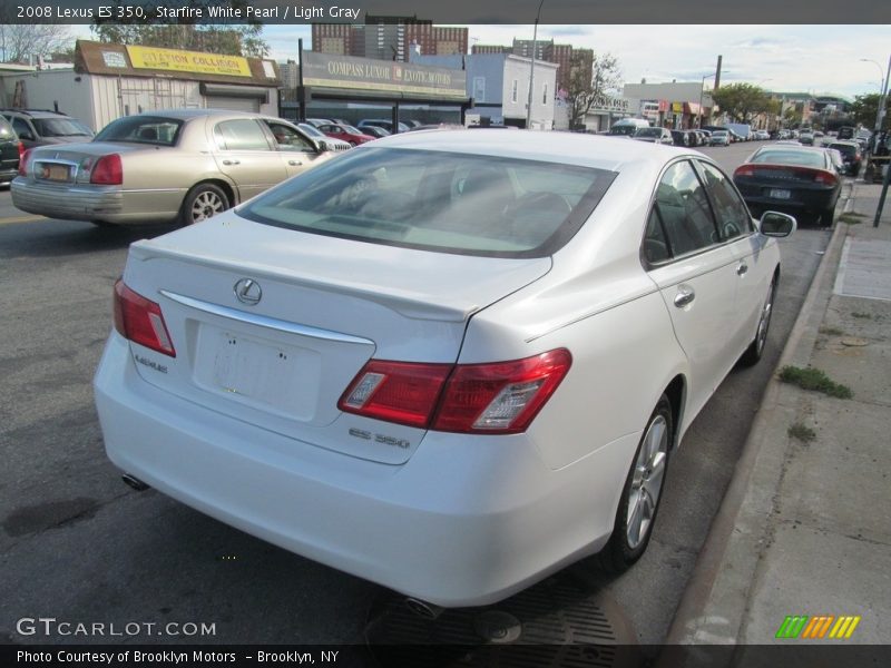 Starfire White Pearl / Light Gray 2008 Lexus ES 350